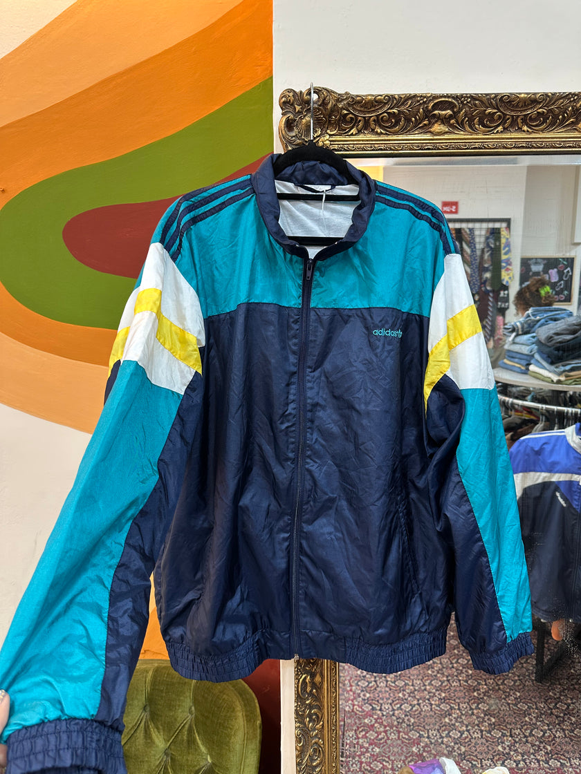 Vintage funky adidas windbreaker