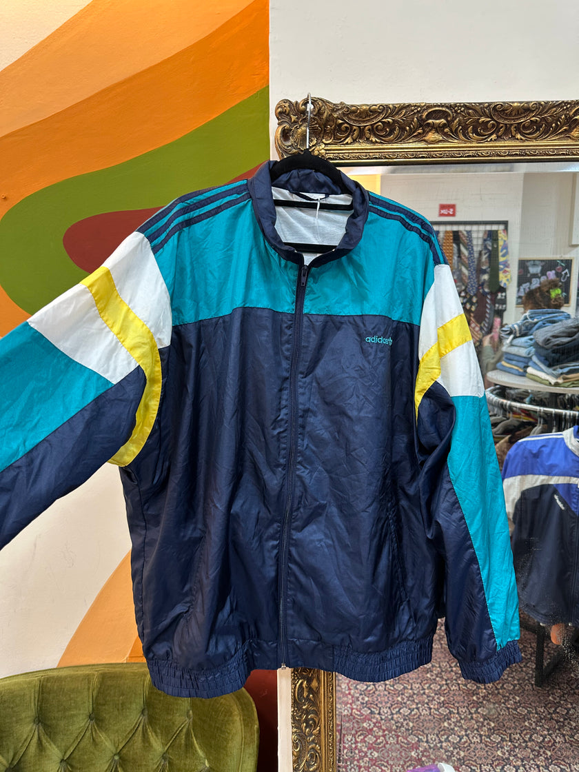 Vintage funky adidas windbreaker