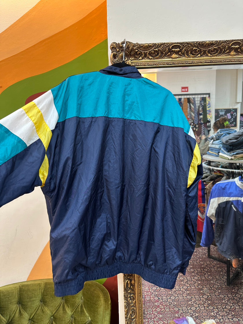Vintage funky adidas windbreaker