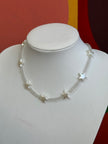 Handmade beaded star necklace