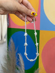 Handmade beaded star necklace