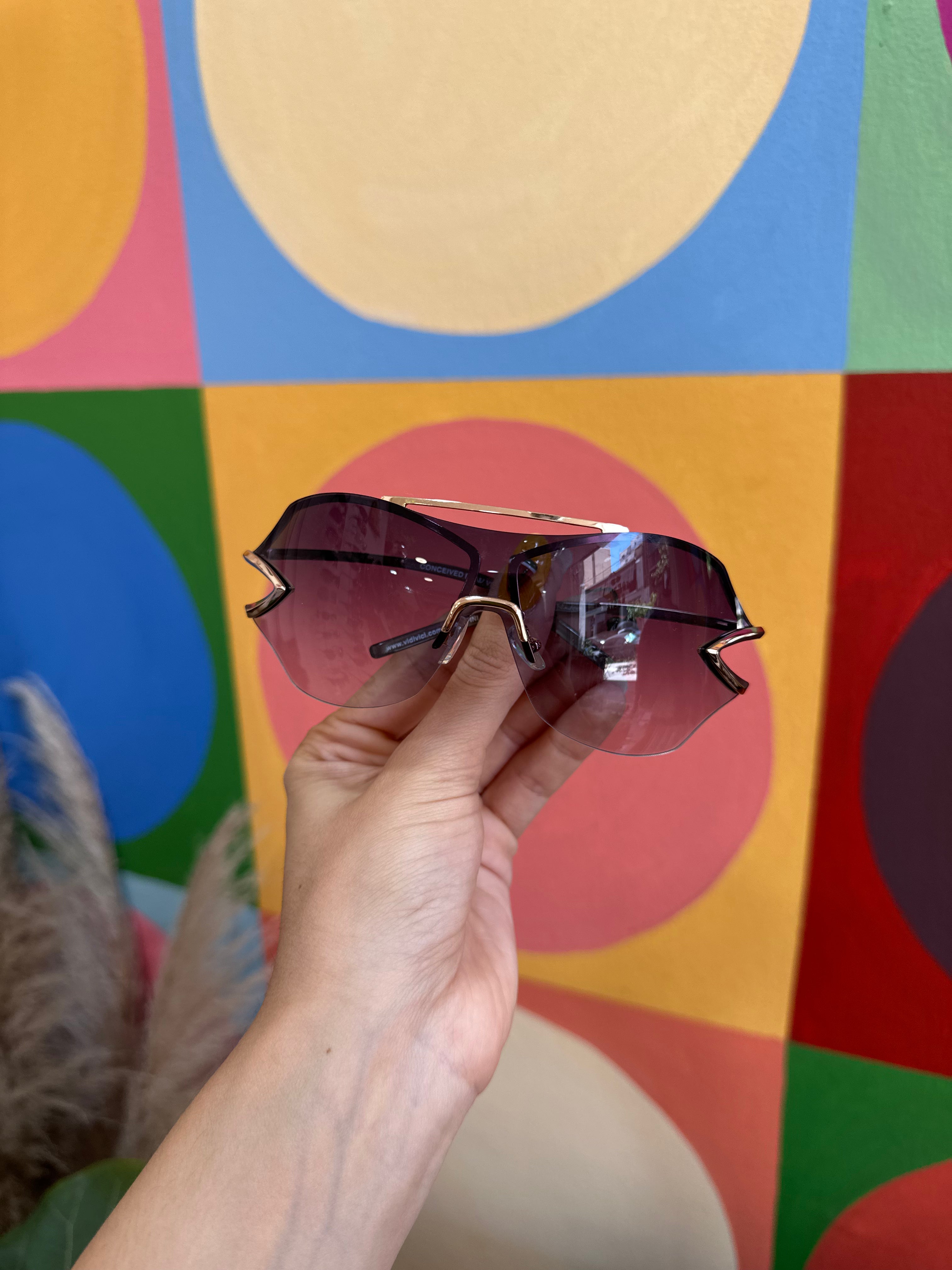 Deadstock italian sunglasses (petite, for narrow face)