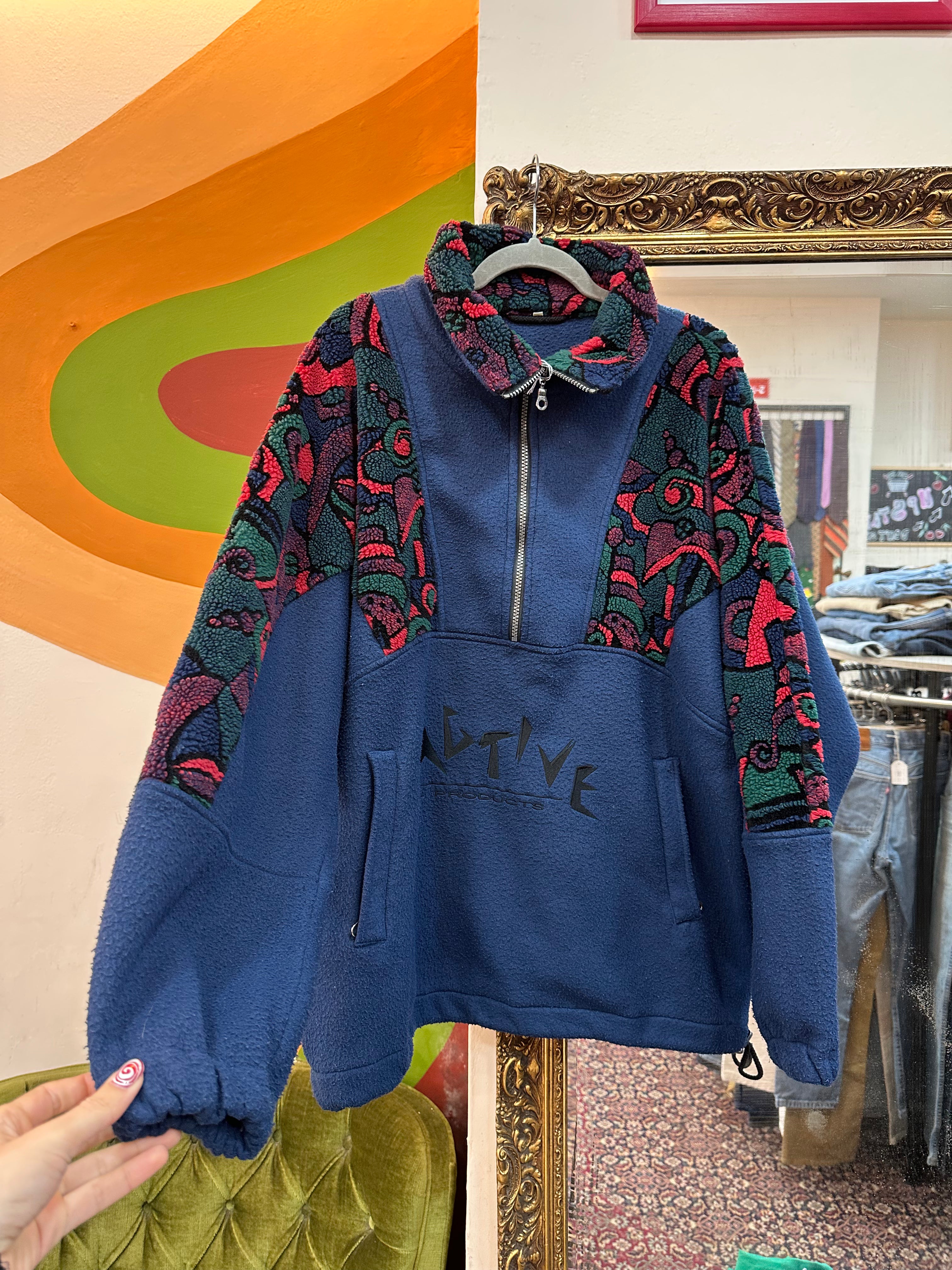 Vintage Men’s chunky funky fleece (M)
