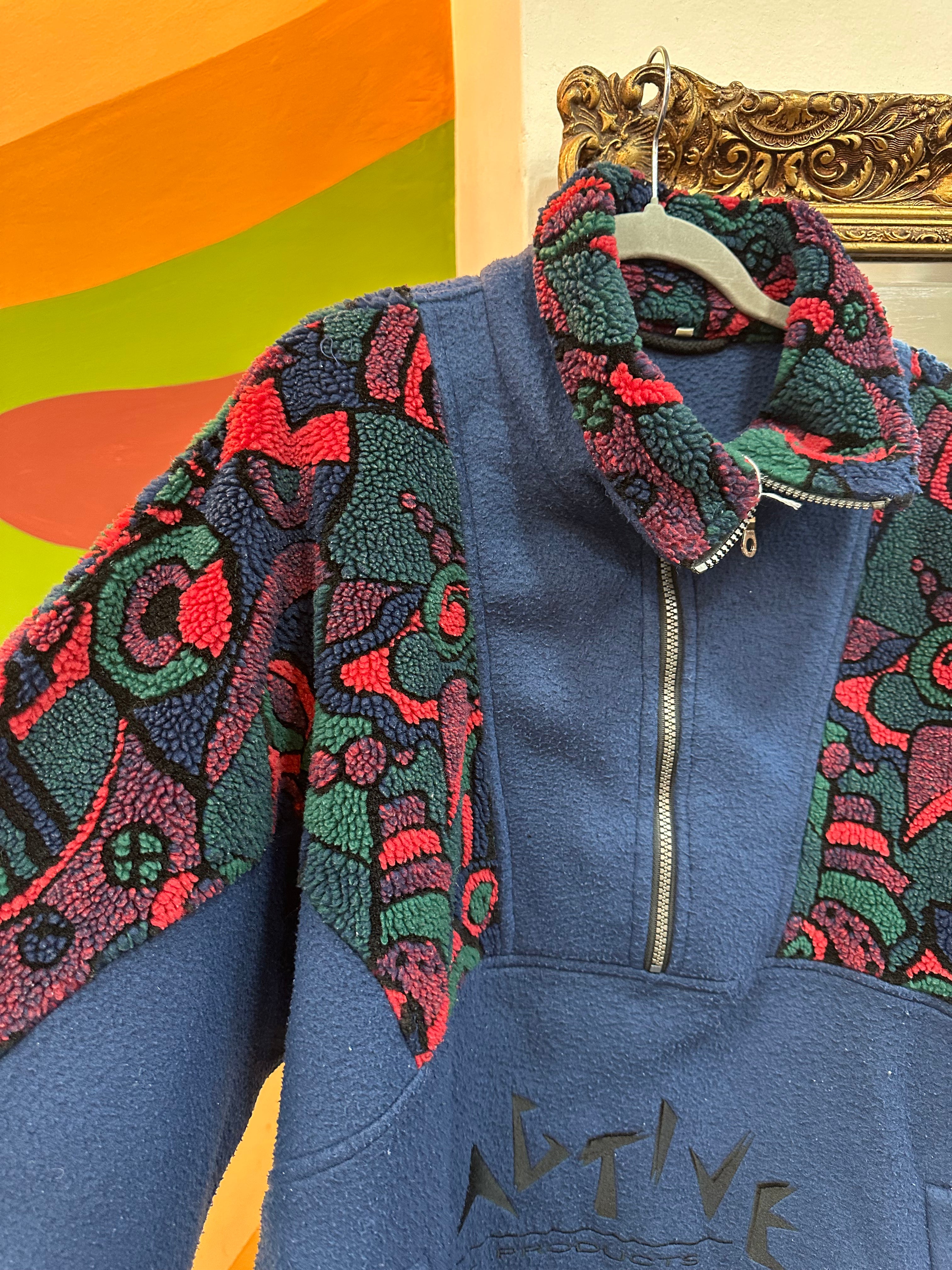 Vintage Men’s chunky funky fleece (M)