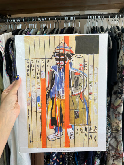 Basquiat painting art poster