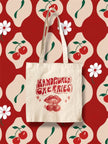 Handpicked Cherries tote bag