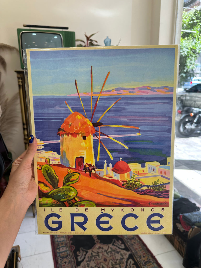 Greece tourism poster