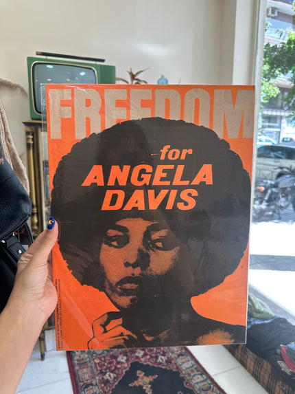 Freedom to Angela Davis poster