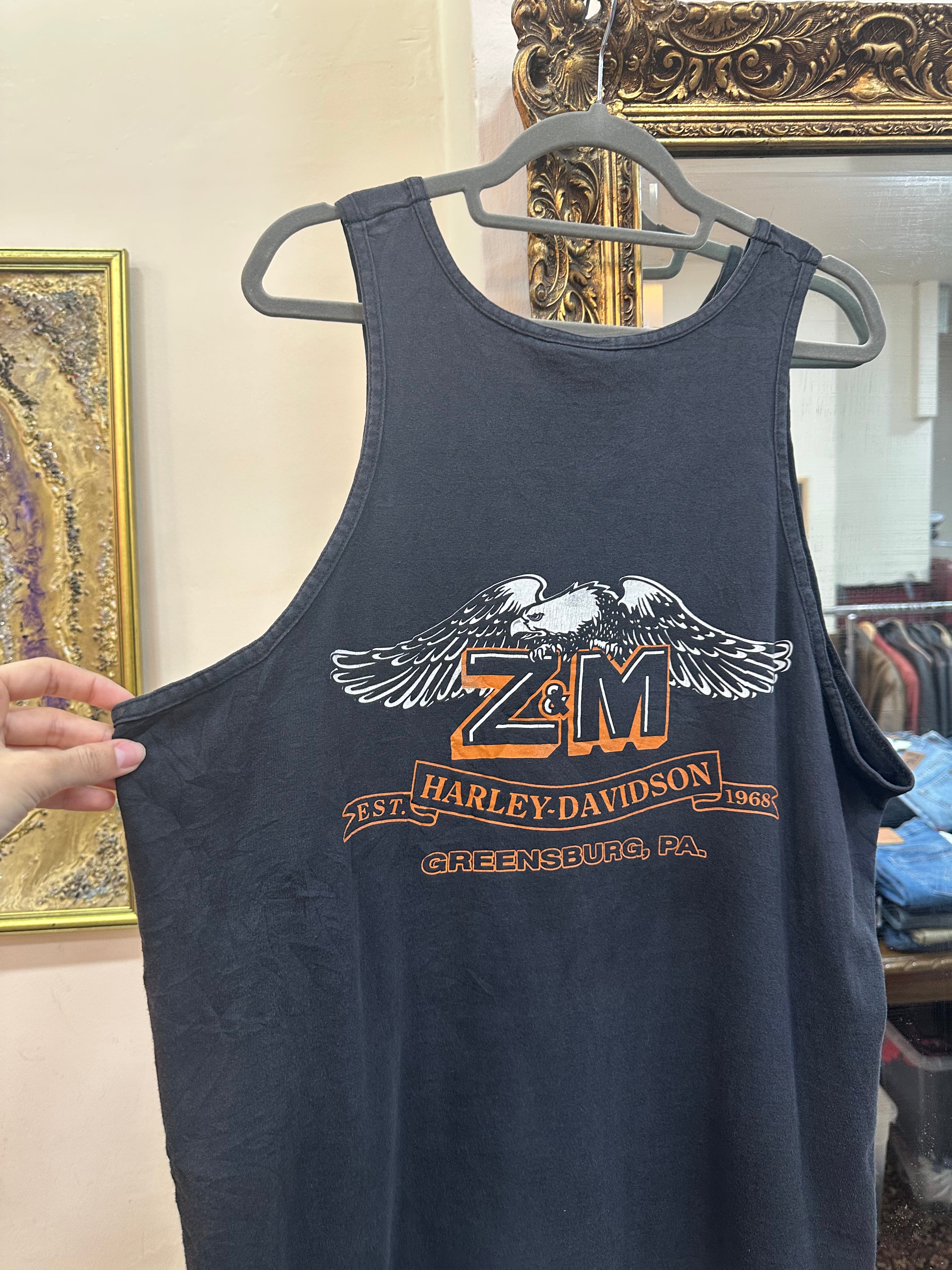 Harley Davidson sleeveless top