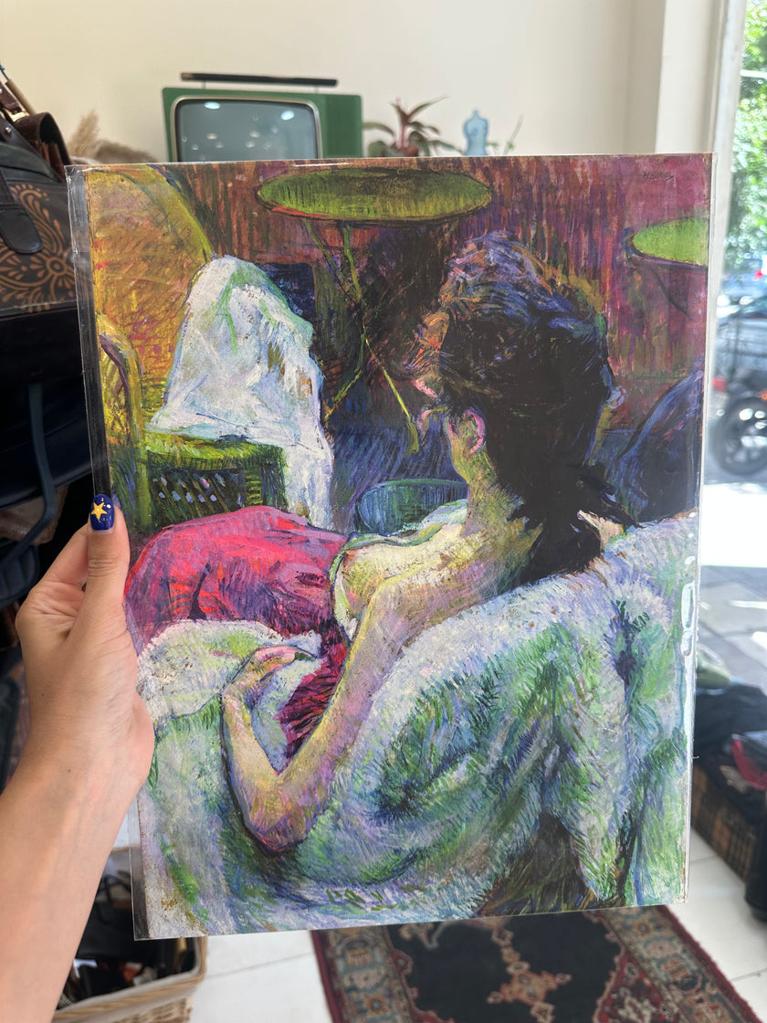 The model resting painting poster