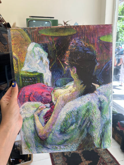 The model resting painting poster