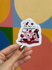 “Έχω τον κερασομαγνήτη” sticker