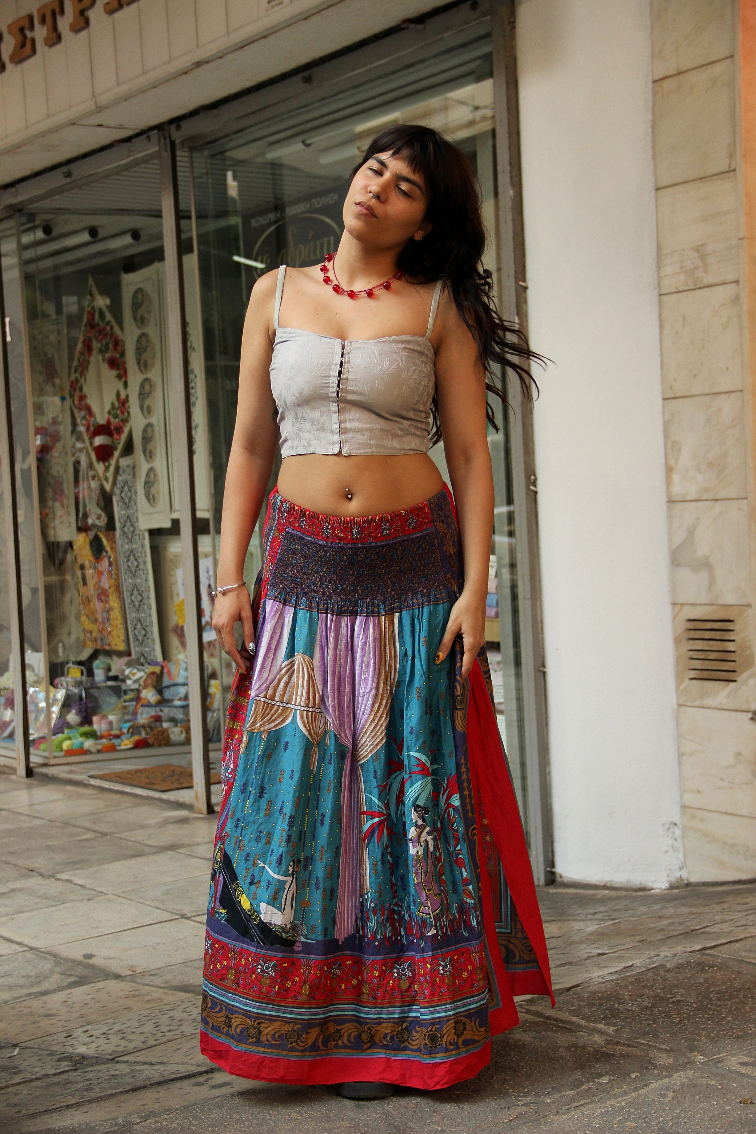Vintage stunning maxci skirt (S/L)