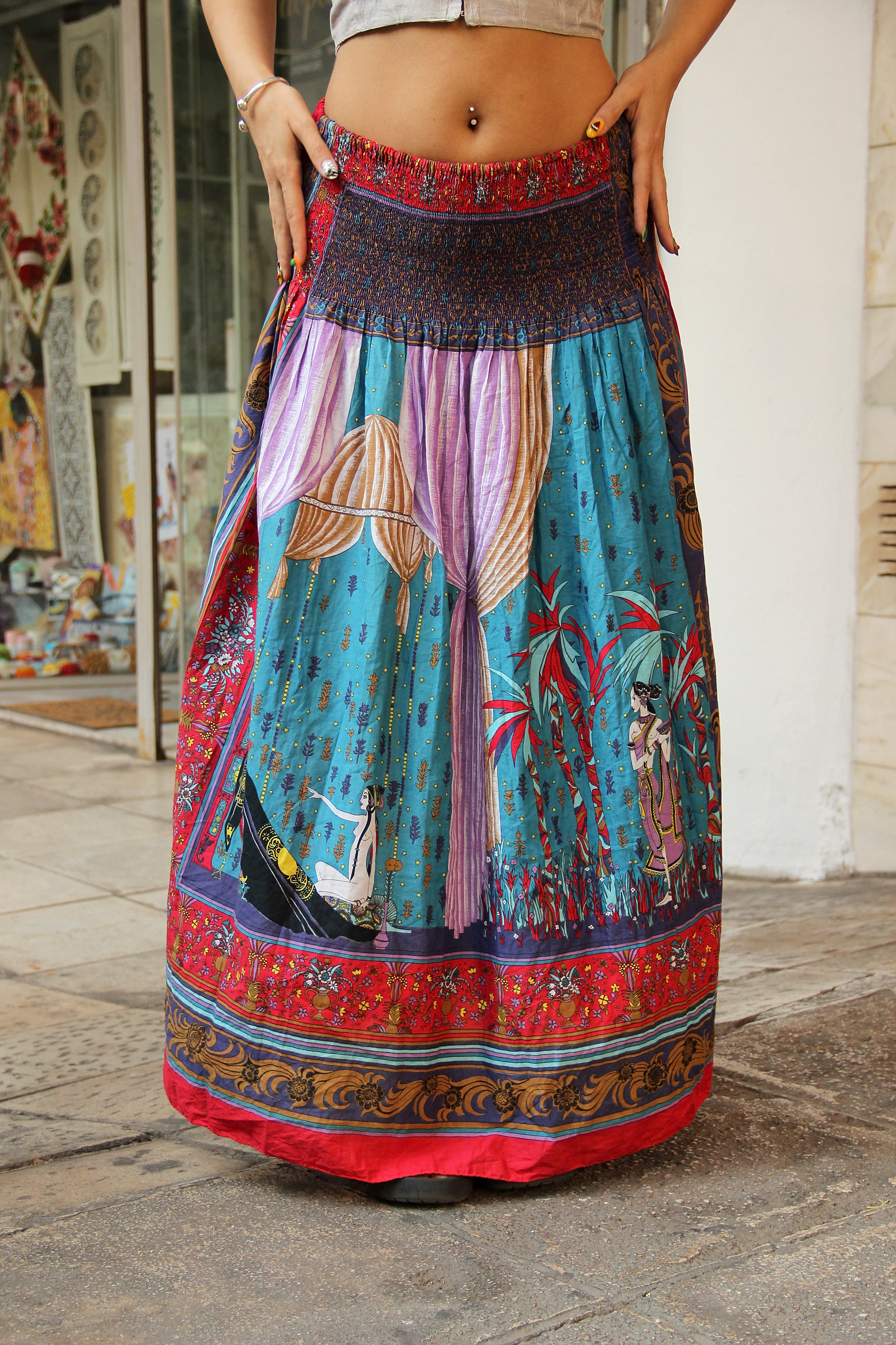 Vintage stunning maxci skirt (S/L)