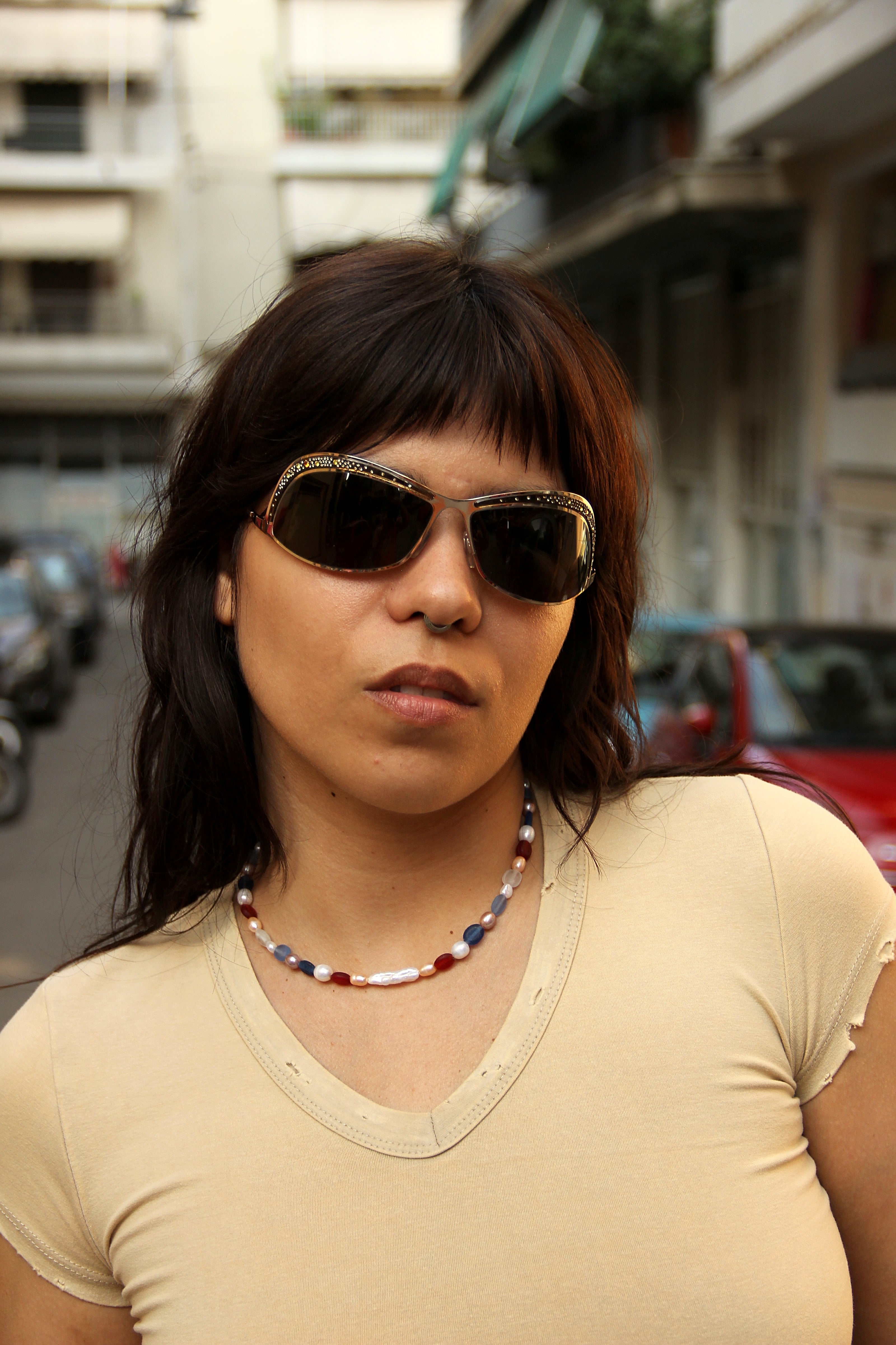 Handmade natural freshwater pearl necklace