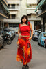 Vintage gorgeous asymetrical skirt (M)