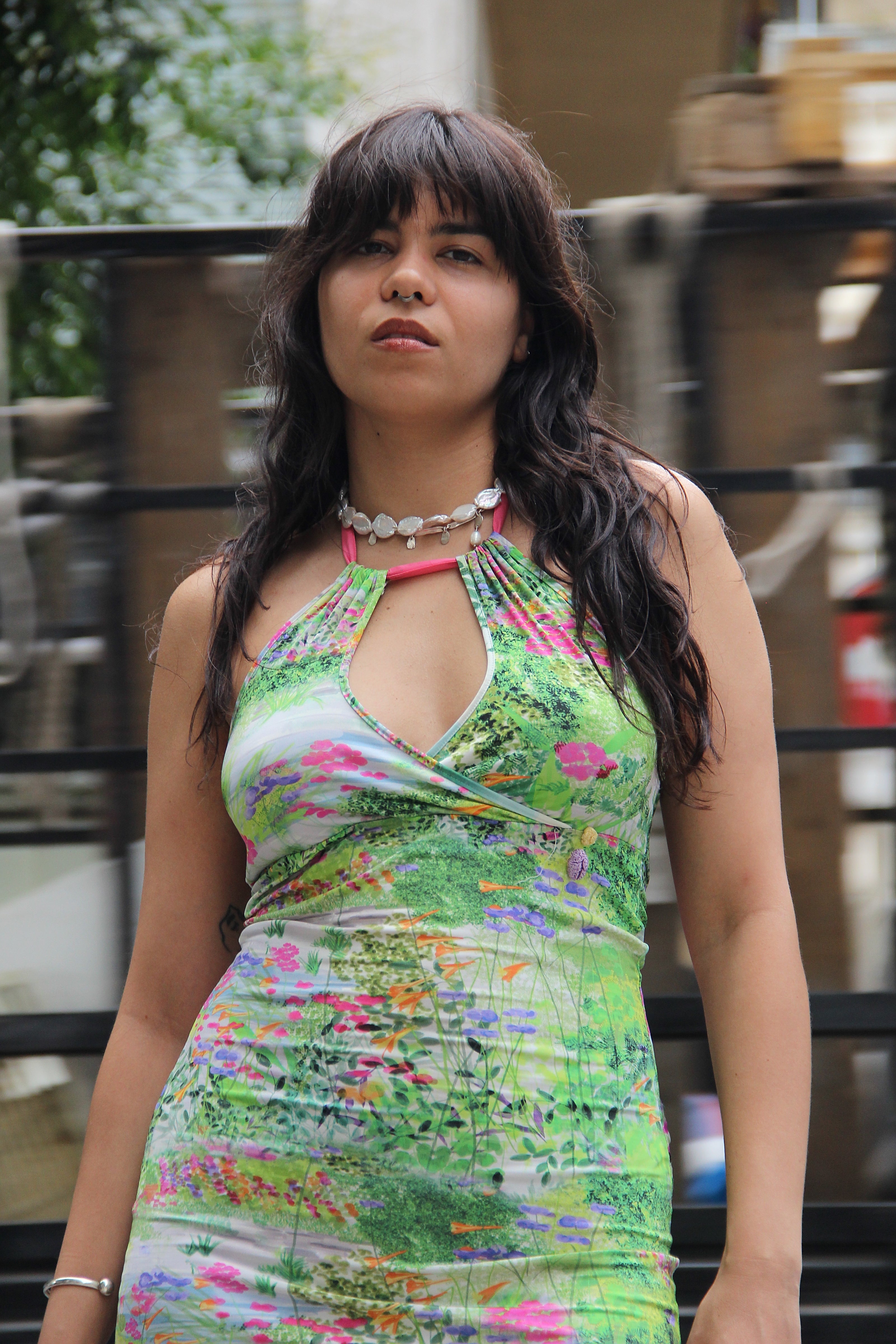 Vintage mini backless dress (S/L)