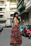 Vintage funky patterned skirt (S/M)