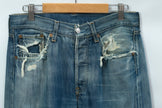 Levis 501 destressed jeans W31