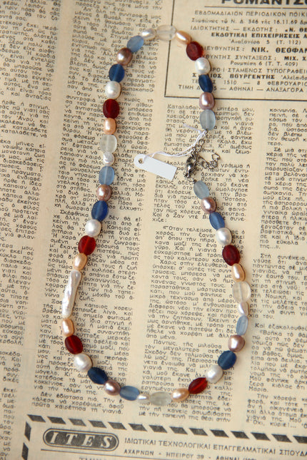 Handmade natural freshwater pearl necklace