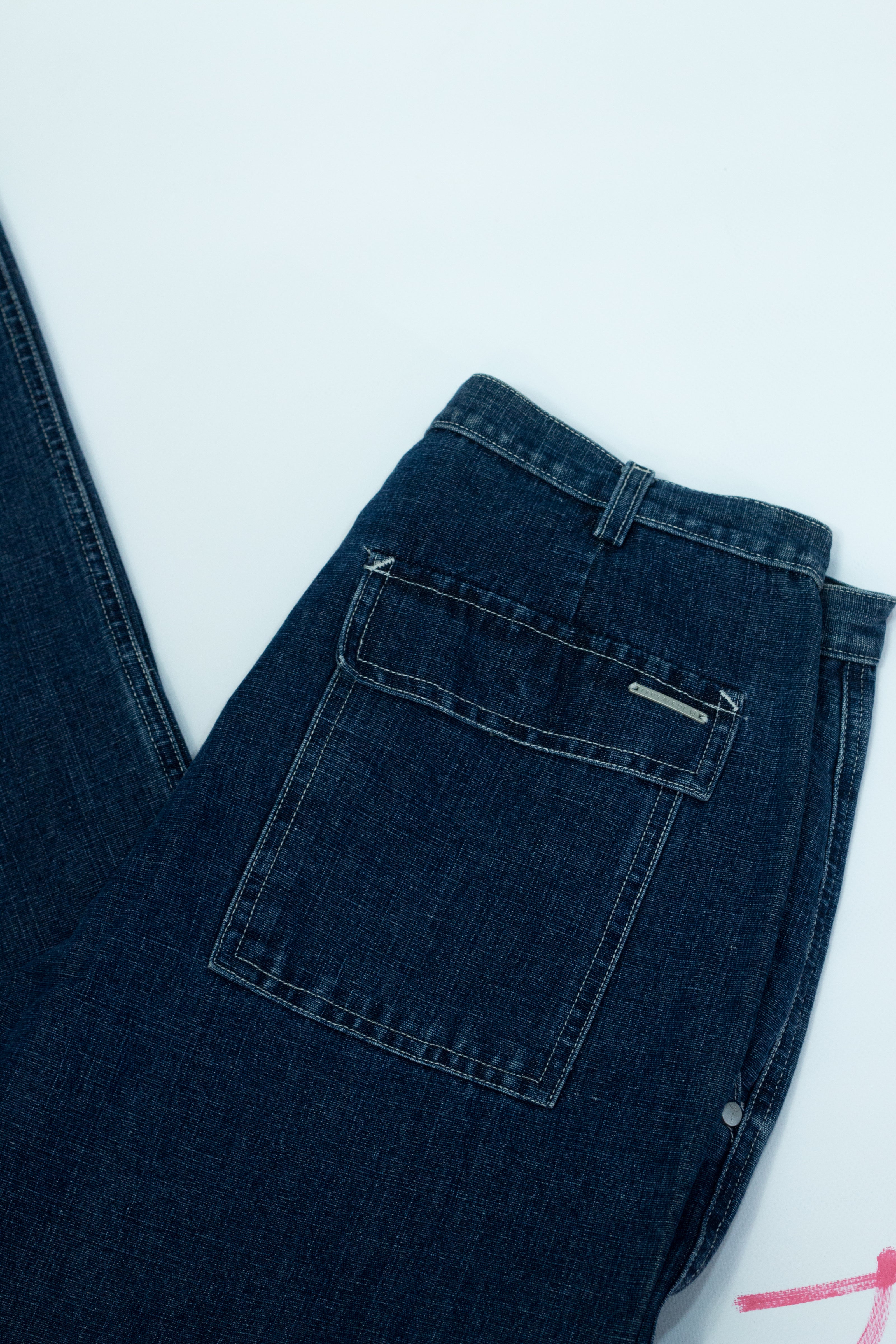 Trussardi Jeans high waisted baggy jeans