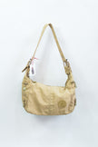 Huanqiu Adjustable Shoulder Bag - Zipper in Beige Color - Light Oil