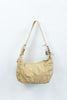 Huanqiu Adjustable Shoulder Bag - Zipper in Beige Color - Light Oil