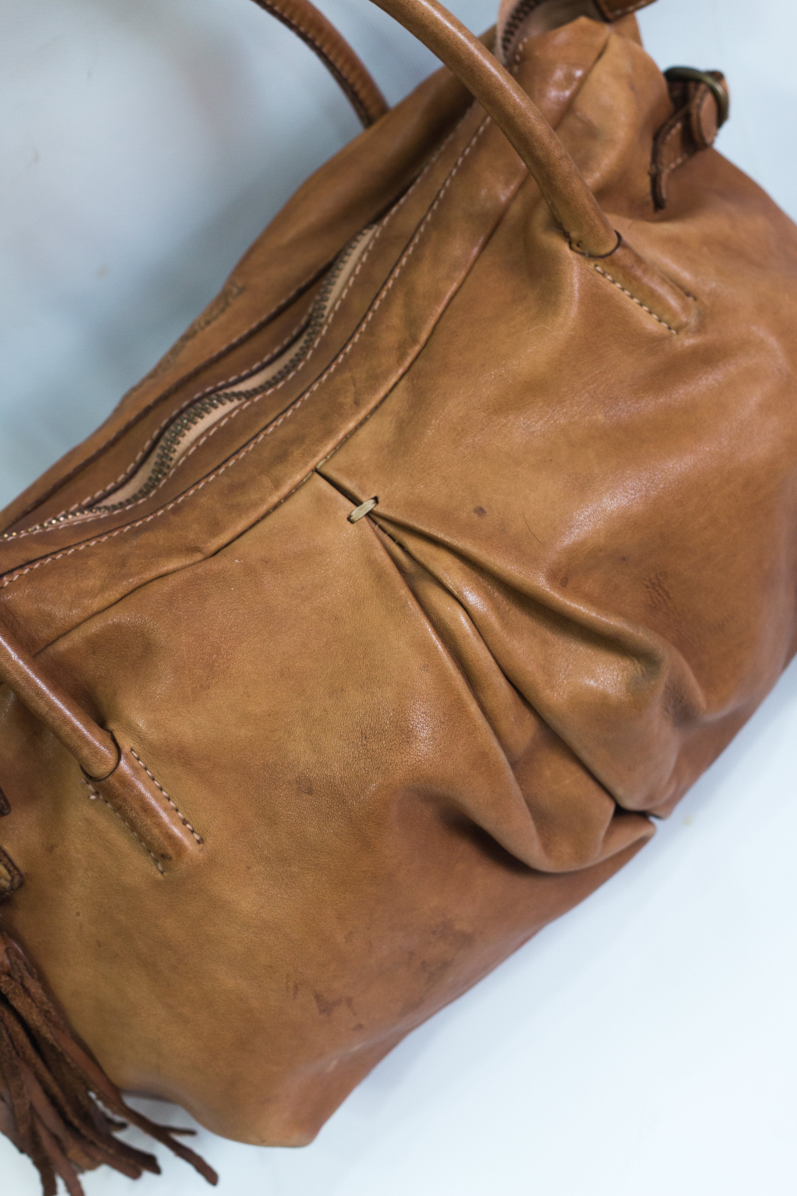 Tote Bag in Brown Leather - Caterina Lucchi