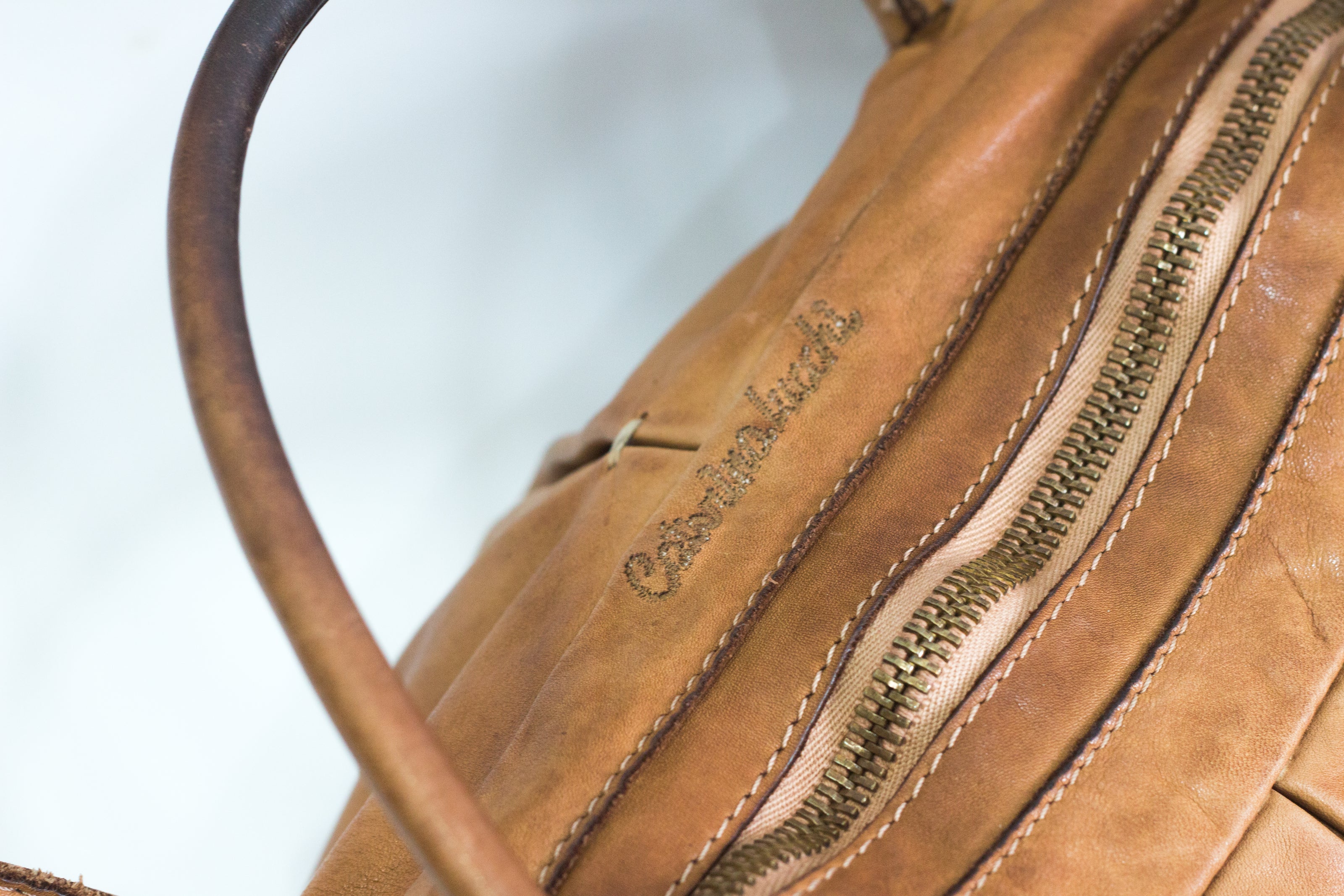 Tote Bag in Brown Leather - Caterina Lucchi