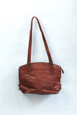 Texier Red Leather Shoulder Bag
