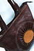 Sun-Kissed Leather Shoulder Bag