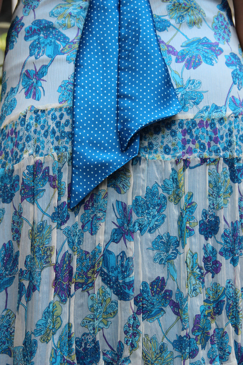 Vintage gorgeous silk dress (M)