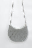 Stunning silver chain mail cross body bag