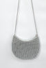 Stunning silver chain mail cross body bag