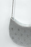 Stunning silver chain mail cross body bag