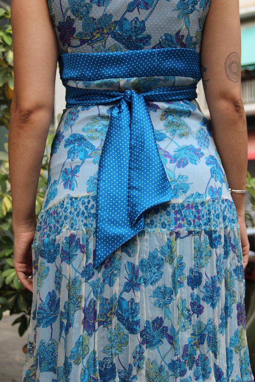 Vintage gorgeous silk dress (M)