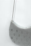 Stunning silver chain mail cross body bag