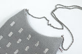 Stunning silver chain mail cross body bag