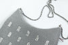 Stunning silver chain mail cross body bag