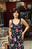 Vintage 90s style floral midi dress (M/L)