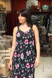 Vintage 90s style floral midi dress (M/L)
