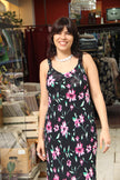 Vintage 90s style floral midi dress (M/L)