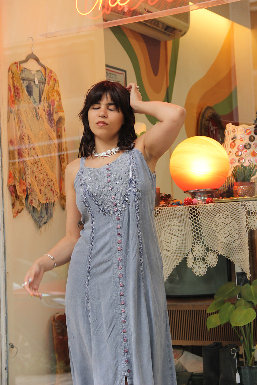 Vintage boho style dress (M/L)
