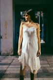 Ethereal 100% silk deadstock dress