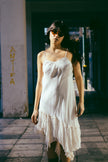 Ethereal 100% silk deadstock dress