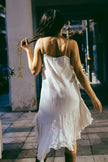 Ethereal 100% silk deadstock dress