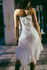 Ethereal 100% silk deadstock dress