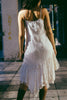 Ethereal 100% silk deadstock dress