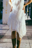 Ethereal 100% silk deadstock dress