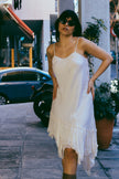 Ethereal 100% silk deadstock dress